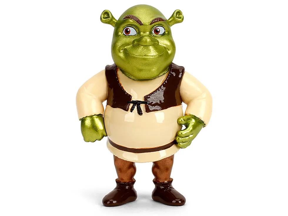 Set of 4 Diecast Figures "Shrek" (2001) Movie "Metalfigs" Series by Jada