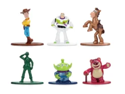 Set of 6 Diecast Figures "Toy Story" Movie Franchise "Nano Metalfigs" Series Diecast Models by Jada