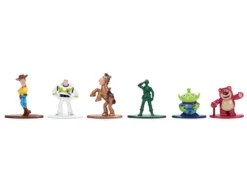 Set of 6 Diecast Figures "Toy Story" Movie Franchise "Nano Metalfigs" Series Diecast Models by Jada