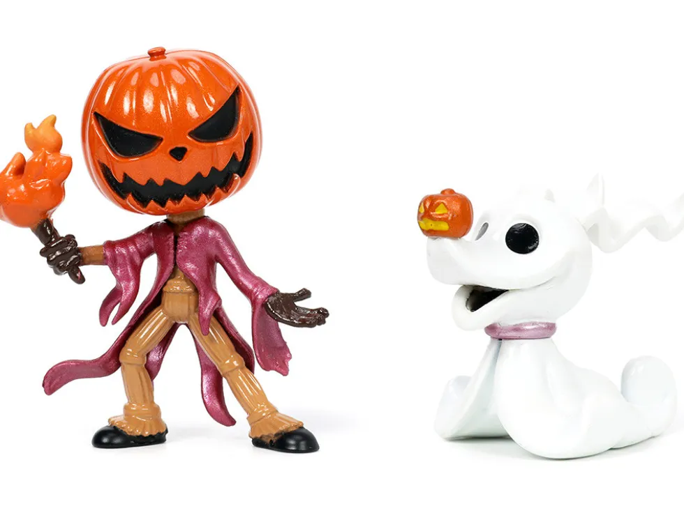 Set of 4 Diecast Figurines 2.5" Tim Burton's The Nightmare Before Christmas Metalfigs Series Jada 31932