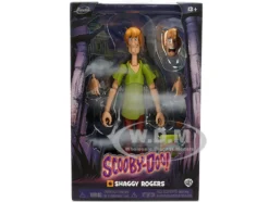 Shaggy Rogers 6.5" Moveable Figure with Accessories and Alternate Head and Hands "Scooby-Doo!" Franchise Model by Jada
