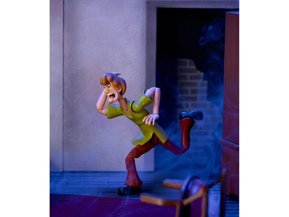 Shaggy Rogers 6.5" Moveable Figure with Accessories and Alternate Head and Hands "Scooby-Doo!" Franchise Model by Jada
