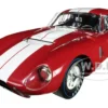 1965 Shelby Cobra Daytona Coupe #98 Red White Stripes 1/18 Diecast Model Car Shelby Collectibles SC131
