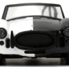 1965 Shelby Cobra 427 S/C #2 Black Metallic White Harvey Two-Face Diecast Figure Batman Hollywood Rides Series 1/32 Diecast Model Car Jada 33091