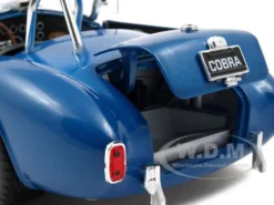 1966 Shelby Cobra Super Snake Blue 1/18 Diecast Model Car Shelby Collectibles 125