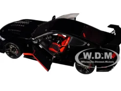 Shelby GT500 "Code Red" Black with Red Stripes "Pink Slips" Series 1/18 Diecast Model Car by Jada