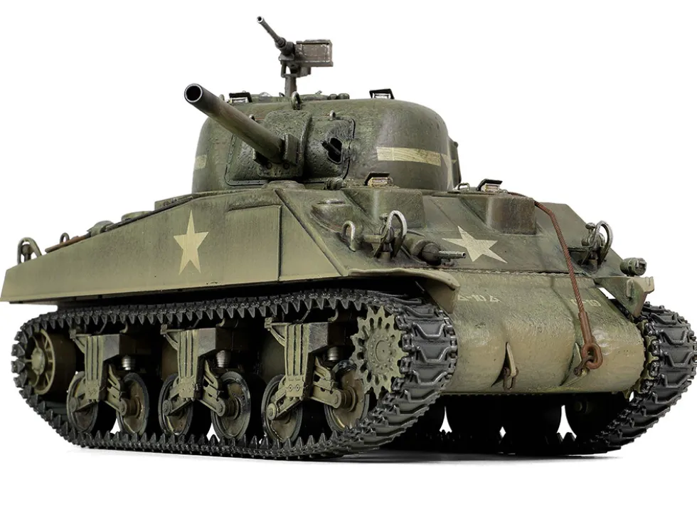 Sherman M4A3 75 Medium Tank U.S. Training vehicle C Company 10th Tank Battalion 5th Armored Division New York 1943 Engine Plus Series 1/32 Diecast Model Metal Proud MP-912131A