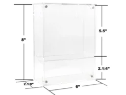 Showcase Premium Collector Single Display Case with Shelf Mijo Exclusives for 1/64 Scale Models MJ15020
