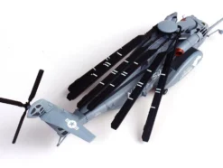Sikorsky MH-53E Sea Dragon Helicopter "United States Navy, Black Stallions, Tail Number 50" Light Gray 1/72 Diecast Model by Panzerkampf