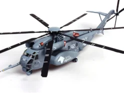 Sikorsky MH-53E Sea Dragon Helicopter "United States Navy, Black Stallions, Tail Number 42" Light Gray 1/72 Diecast Model by Panzerkampf