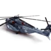Sikorsky MH-53E Sea Dragon Helicopter "United States Navy, Black Stallions, Tail Number 40" Light Gray 1/72 Diecast Model by Panzerkampf