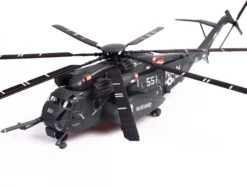 Sikorsky MH-53E Sea Dragon Helicopter "United States Navy, Vanguard, Tail Number 551" Dark Gray 1/72 Diecast Model by Panzerkampf