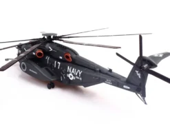 Sikorsky MH-53E Sea Dragon Helicopter "United States Navy, Blackhawks, Tail Number 17" Dark Gray 1/72 Diecast Model by Panzerkampf