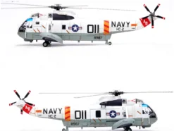 Sikorsky SH-3G Sea King Helicopter "148987/AB 011, Helicopter Combat Support Squadron 2, Fleet Angels, USS John F Kennedy (CVA-67)" (1970s) United States Navy 1/72 Diecast Model by Legion