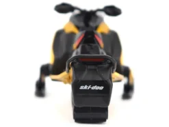 Ski-Doo MXZ Blizzard (Trail Segment) Neo Yellow and Ski-Doo MXZ 120cc (Kid's Model) Neo Yellow Set of 2 Snowmobiles 1/32 Diecast Models by BRP Models