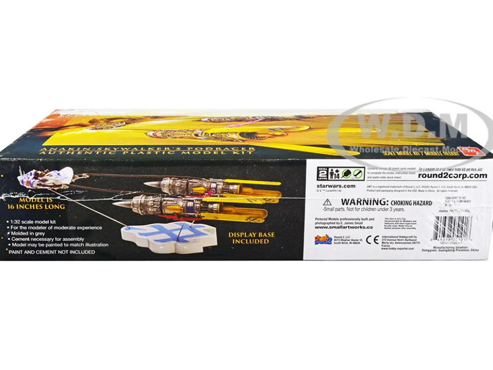 Skill 2 Model Kit Anakin Skywalker's Podracer Star Wars Episode I: The Phantom Menace 1/32 Scale Model AMT AMT1276