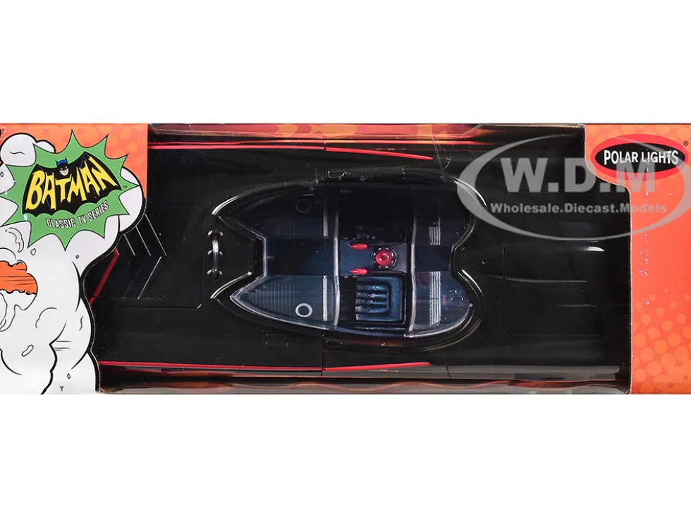 Skill 2 Model Kit Batmobile "Batman" (1966-1968) TV Series 1/25 Scale Model by Polar Lights