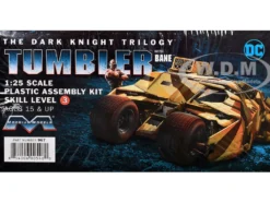 Skill 3 Model Kit Batmobile Tumbler with Bane Figure "Batman Dark Knight Trilogy" Movie Franchise 1/25 Scale Model by Moebius