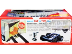 Skill 3 Model Kit Big Rig Semi Trailer 2 Pallets 2-In-1 Kit 1/25 Scale Model AMT AMT1164