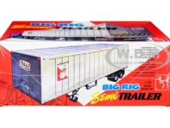 Skill 3 Model Kit Big Rig Semi Trailer 2 Pallets 2-In-1 Kit 1/25 Scale Model AMT AMT1164