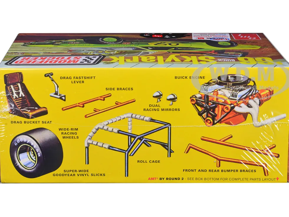 Skill 2 Model Kit 1966 Buick Skylark Modified Stocker 1/25 Scale Model AMT AMT1398
