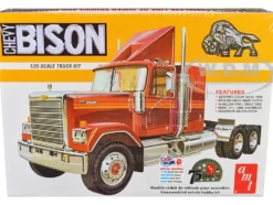Skill 3 Model Kit Chevrolet Bison Truck Tractor 1/25 Scale Model AMT AMT1390