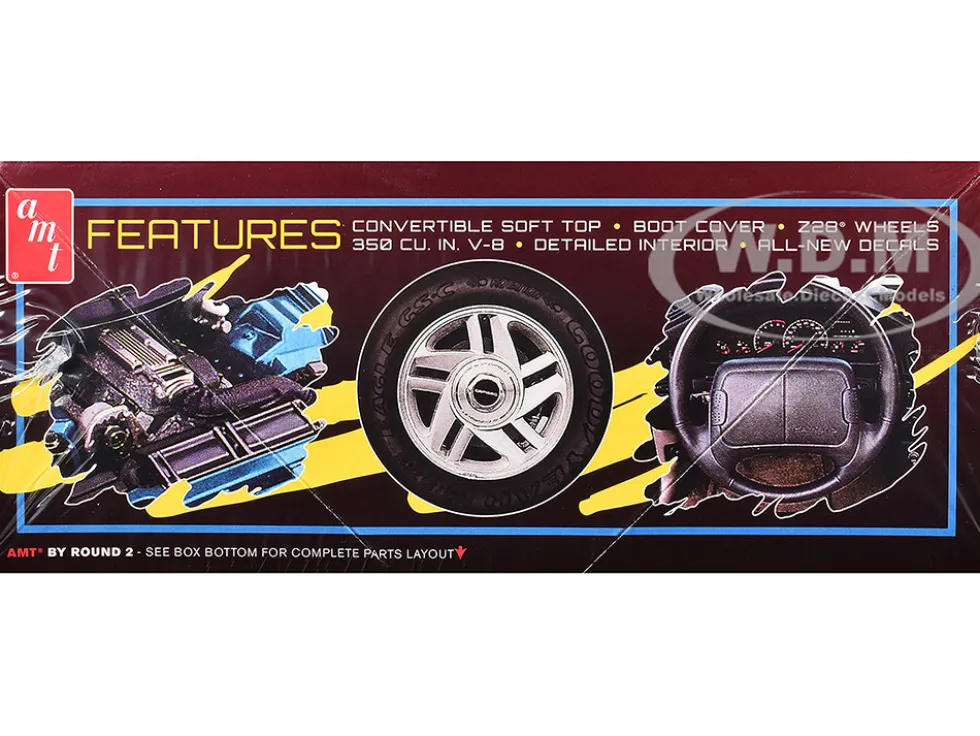 Skill 2 Model Kit 1996 Chevrolet Camaro Z28 Convertible 1/25 Scale Model by AMT