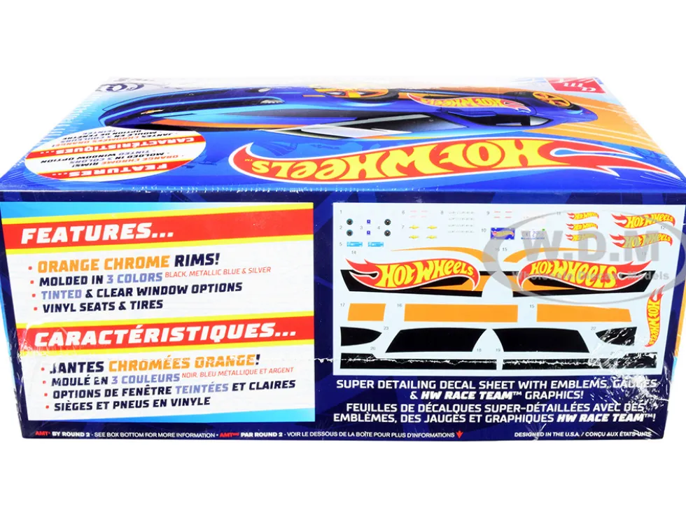 Skill 2 Model Kit 2010 Chevrolet Camaro SS/RS Coupe Hot Wheels 1/25 Scale Model AMT AMT1255 M