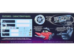 Skill 2 Model Kit 1970 Chevrolet Chevelle SS John Wick 2014 Movie 1/25 Scale Model AMT AMT1453M