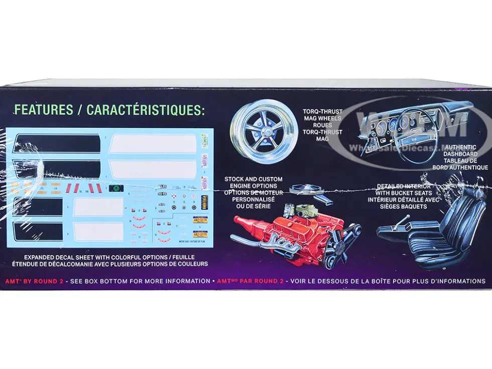 Skill 2 Model Kit 1970 Chevrolet Chevelle SS John Wick 2014 Movie 1/25 Scale Model AMT AMT1453M