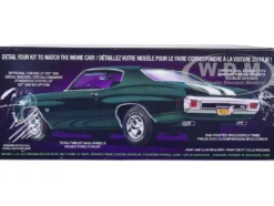 Skill 2 Model Kit 1970 Chevrolet Chevelle SS John Wick 2014 Movie 1/25 Scale Model AMT AMT1453M