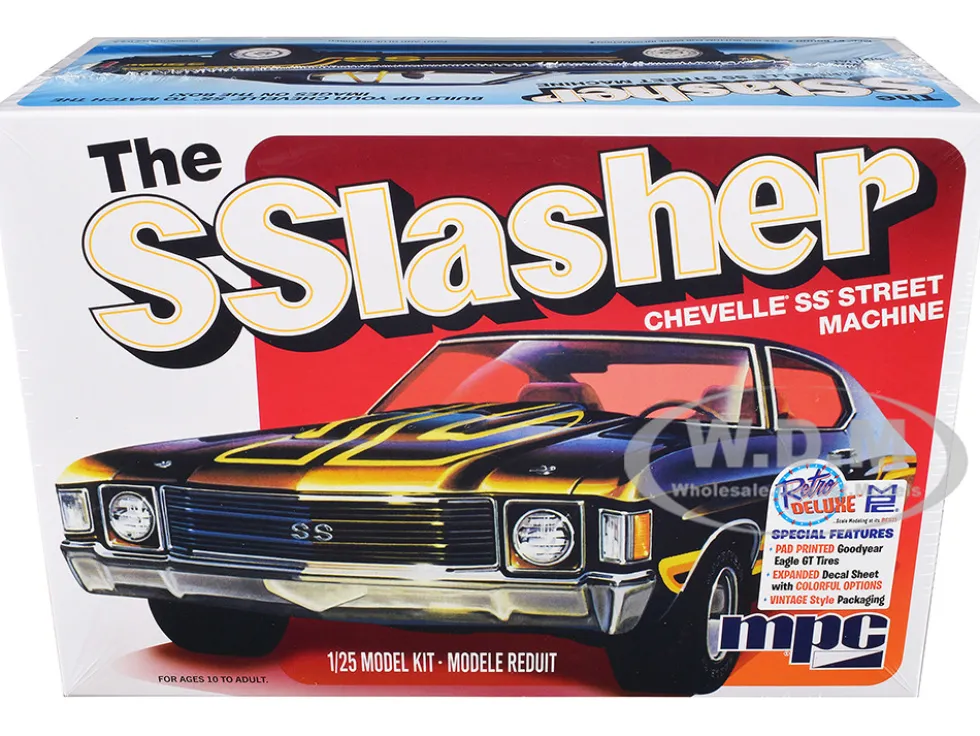 Skill 2 Model Kit Chevrolet Chevelle SS Street Machine "The SSlasher" 1/25 Scale Model by MPC