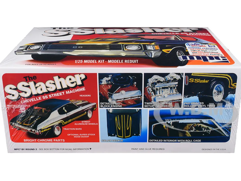 Skill 2 Model Kit Chevrolet Chevelle SS Street Machine "The SSlasher" 1/25 Scale Model by MPC