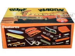 Skill 2 Model Kit 1965 Chevrolet Chevelle Surf Wagon Two Surf Boards 4 in 1 Kit 1/25 Scale Model AMT AMT1131