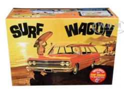 Skill 2 Model Kit 1965 Chevrolet Chevelle Surf Wagon Two Surf Boards 4 in 1 Kit 1/25 Scale Model AMT AMT1131