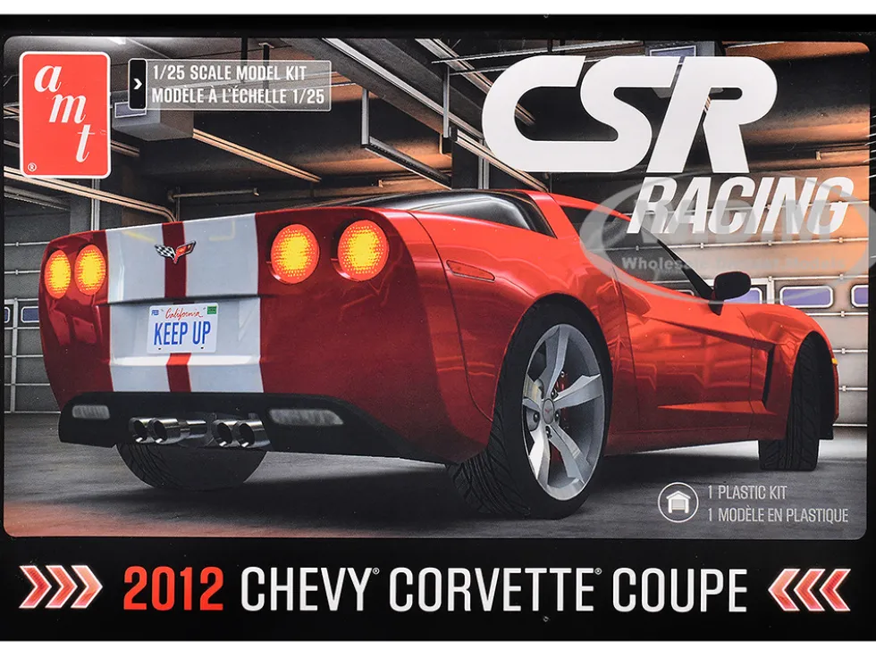 Skill 2 Model Kit 2012 Chevrolet Corvette Coupe "CSR Racing" 1/25 Scale Model by AMT