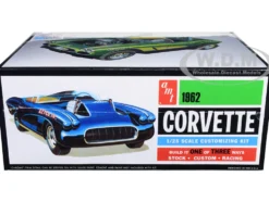Skill 2 Model Kit 1962 Chevrolet Corvette 3 in 1 Kit 1/25 Scale Model AMT AMT1318