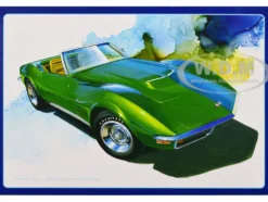 Skill 2 Model Kit 1972 Chevrolet Corvette Roadster 1/25 Scale Model by AMT