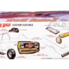 Skill 2 Model Kit Chevrolet Custom Van Foxy Box 1/25 Scale Model AMT AMT1265