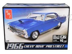 Skill 2 Model Kit 1966 Chevrolet Nova Pro Street 1/25 Scale Model AMT AMT636