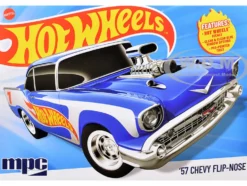 Skill 2 Model Kit 1957 Chevrolet Sedan Flip-Nose "Hot Wheels" 1/25 Scale Model by MPC