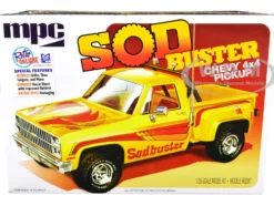 Skill 2 Model Kit 1981 Chevrolet 4x4 Stepside Pickup Truck Sod Buster 1/25 Scale Model MPC MPC972