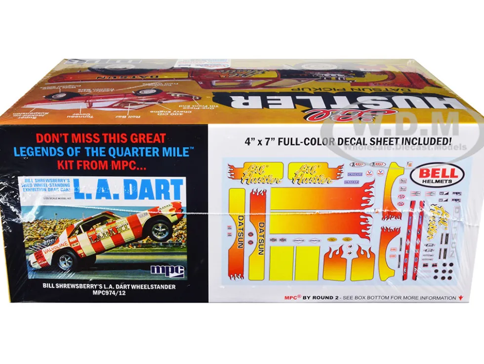 Skill 2 Model Kit 1975 Datsun Pickup Truck Lil Hustler 1/25 Scale Model MPC MPC982