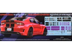Skill 2 Model Kit 2021 Dodge Charger Hellcat Redeye Widebody 1/25 Scale Model by AMT