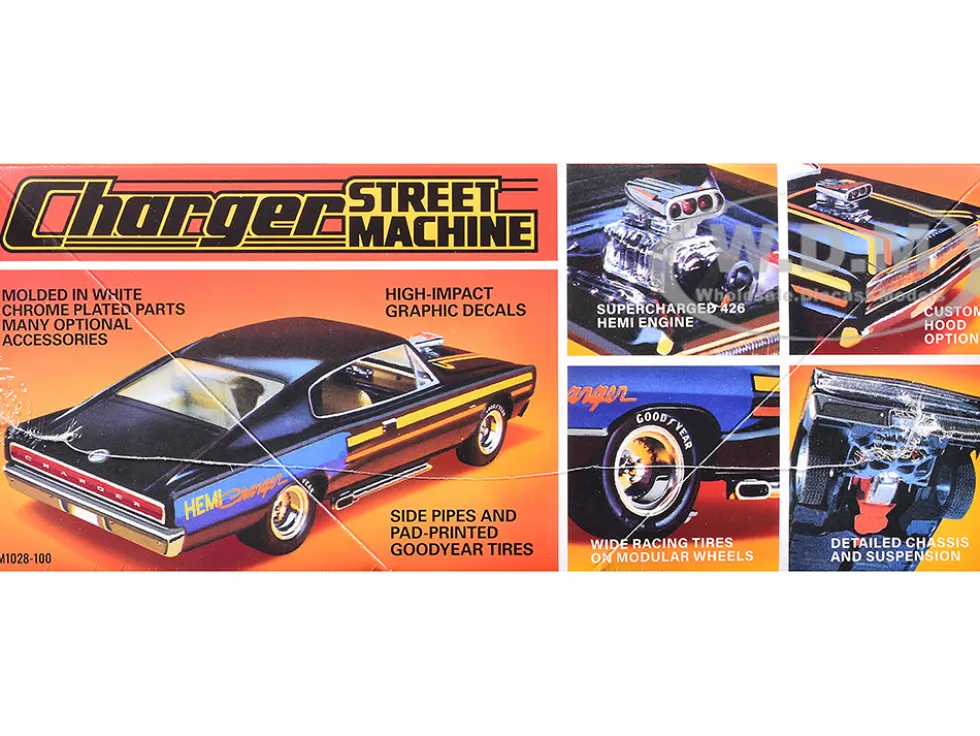 Skill 2 Model Kit 1967 Dodge Charger Street Machine 1/25 Scale Model by MPC