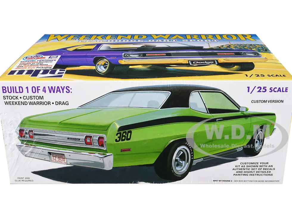 Skill 2 Model Kit 1976 Dodge Dart Sport "Weekend Warrior" 1/25 Scale Model by MPC
