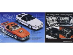 Skill 2 Model Kit 1988 Dodge Shelby Daytona Z 2-in-1 Kit 1/25 Scale Model by MPC