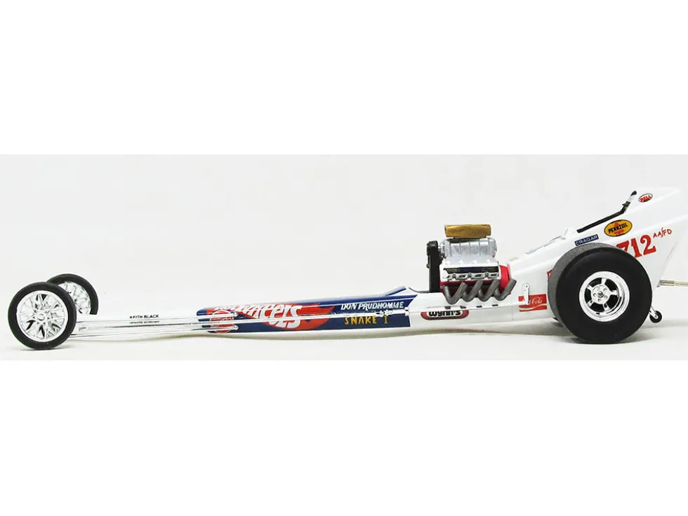 Skill 2 Model Kit Don the Snake Prudhomme's "AA" Fuel Front Engine Rail Dragster 1/24 Scale Model by Atlantis