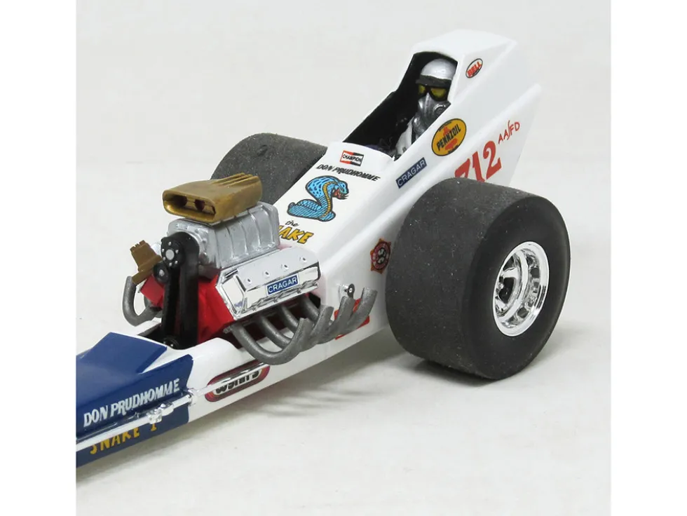 Skill 2 Model Kit Don the Snake Prudhomme's "AA" Fuel Front Engine Rail Dragster 1/24 Scale Model by Atlantis