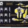 Skill 2 Model Kit ETA 2 Jedi Starfighter VS. Droid Starfighters 4 Model Set "Star Wars: Episode III - Revenge of the Sith" (2005) Movie 1/48 Scale Model by AMT